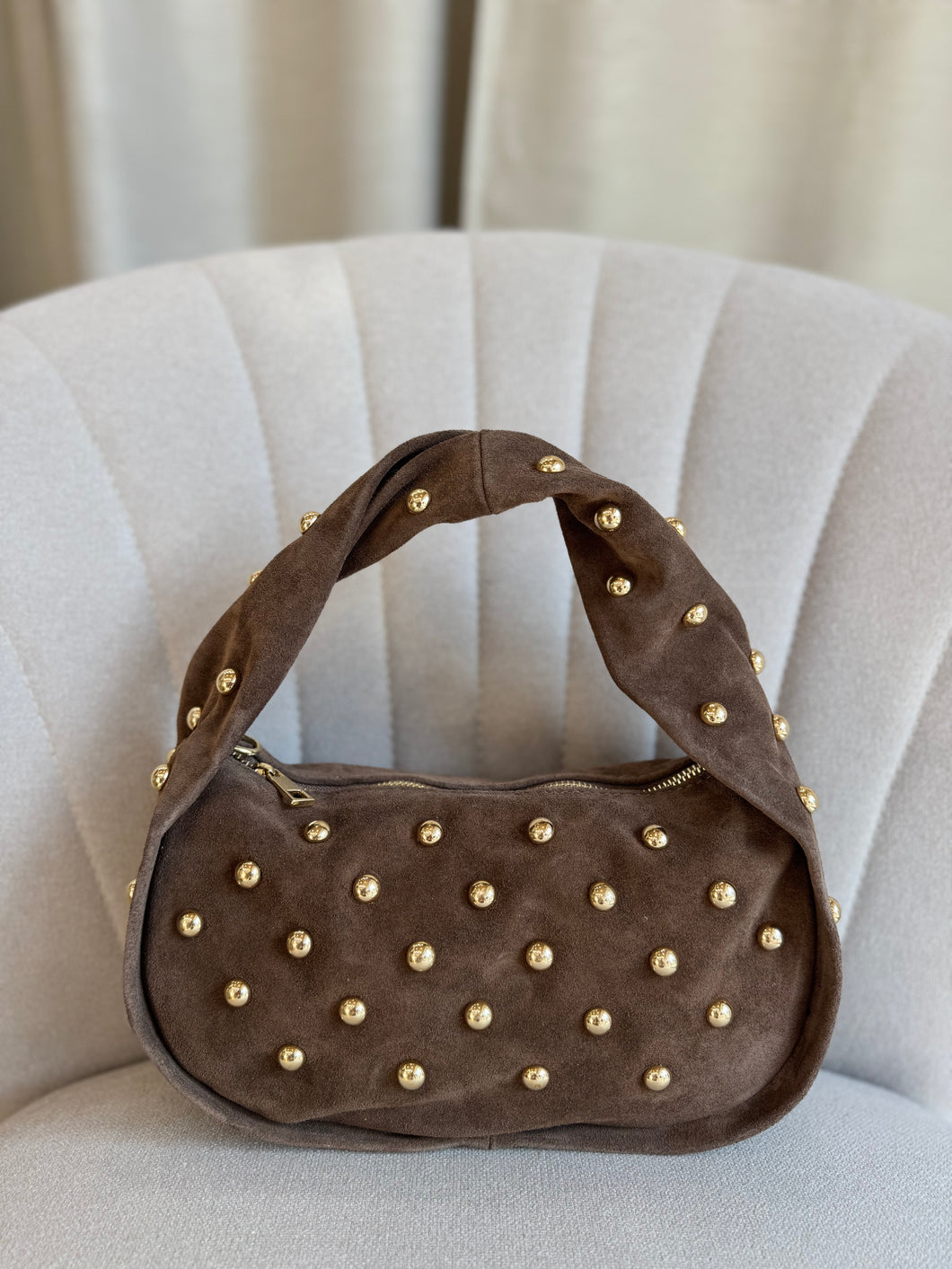 Bag in Camoscio Studs