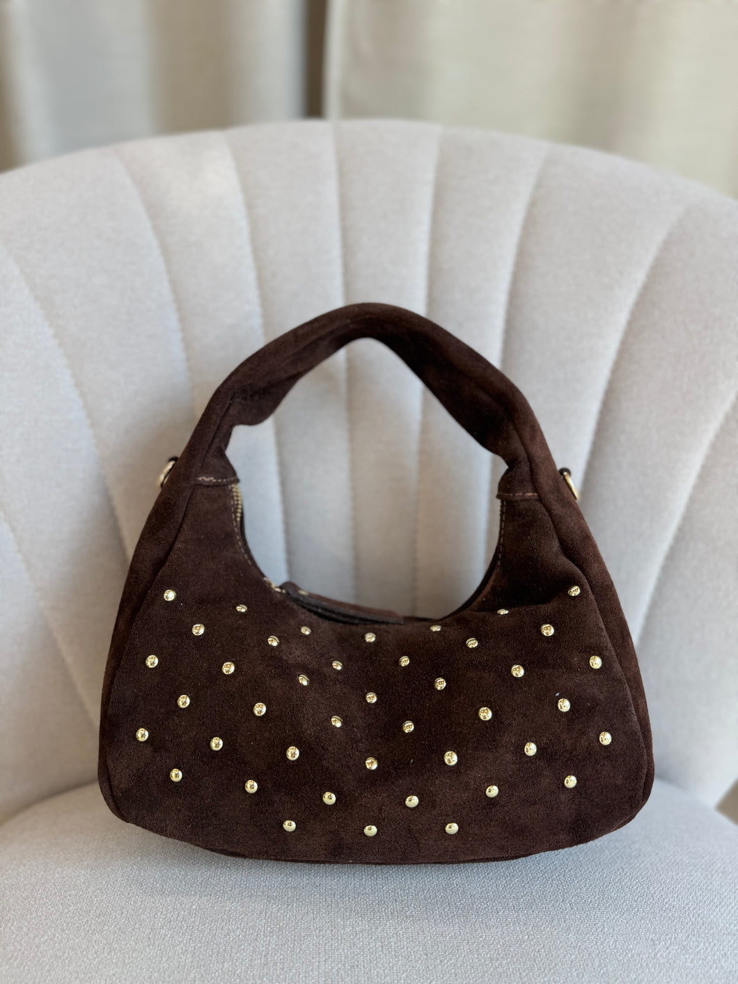 Bag in Camoscio Mini Studs