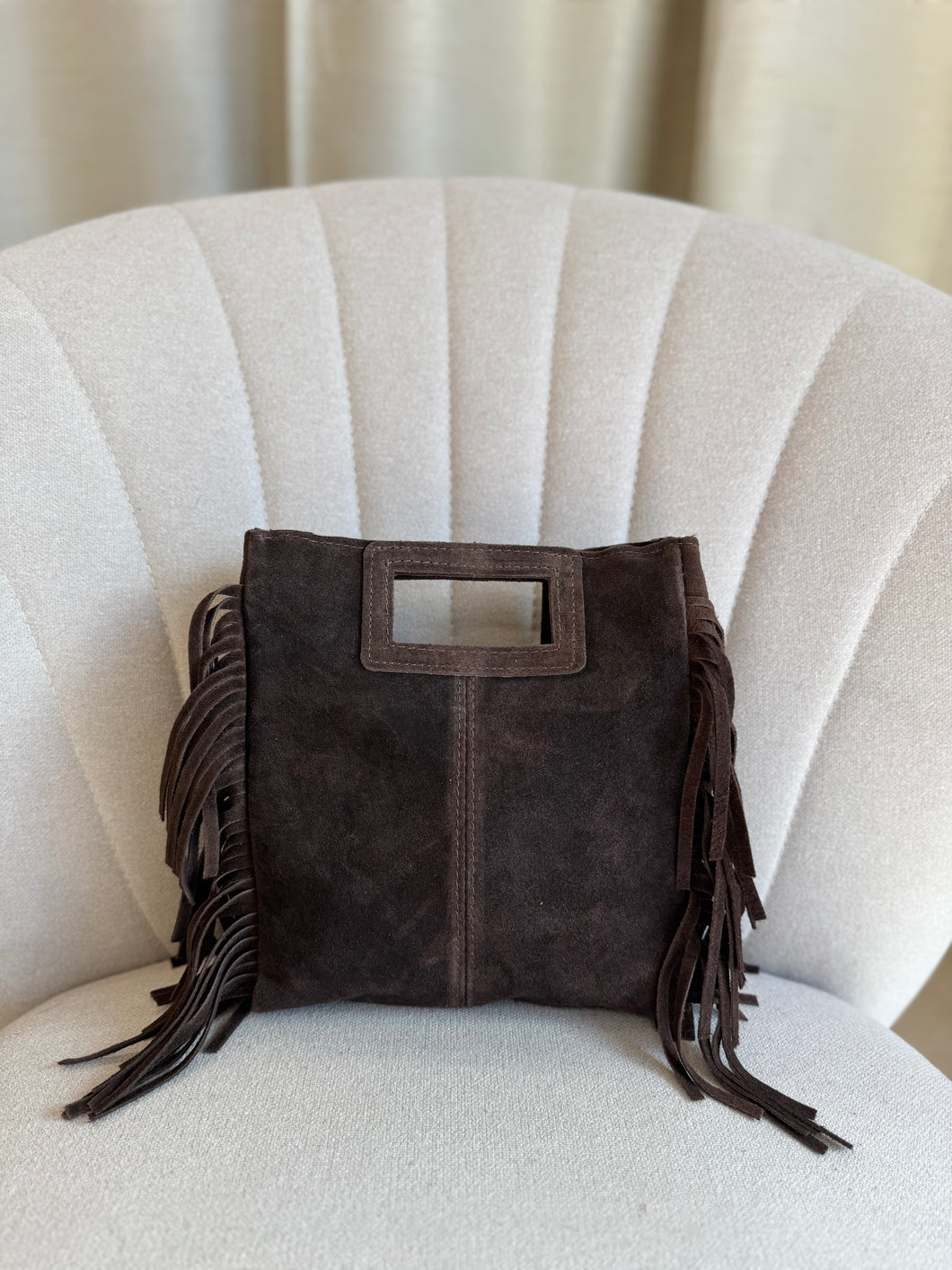 Borsa ‘big’ con Frange