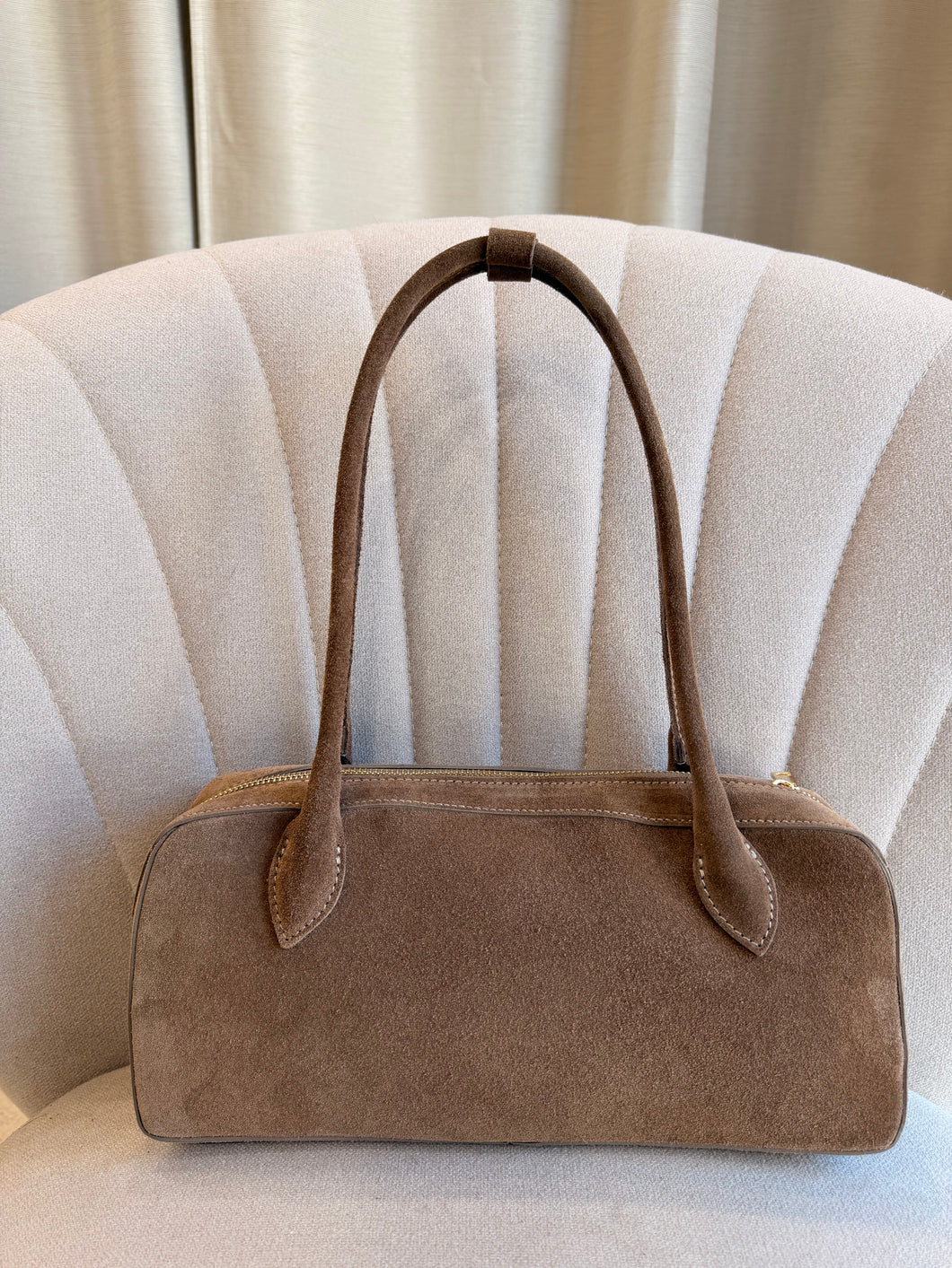 Borsa in Camoscio Camel