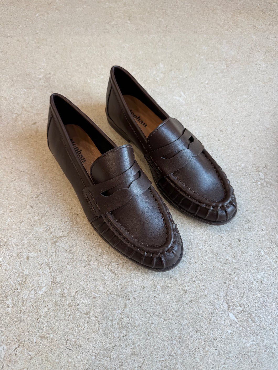Mocassino Arricciato Moka