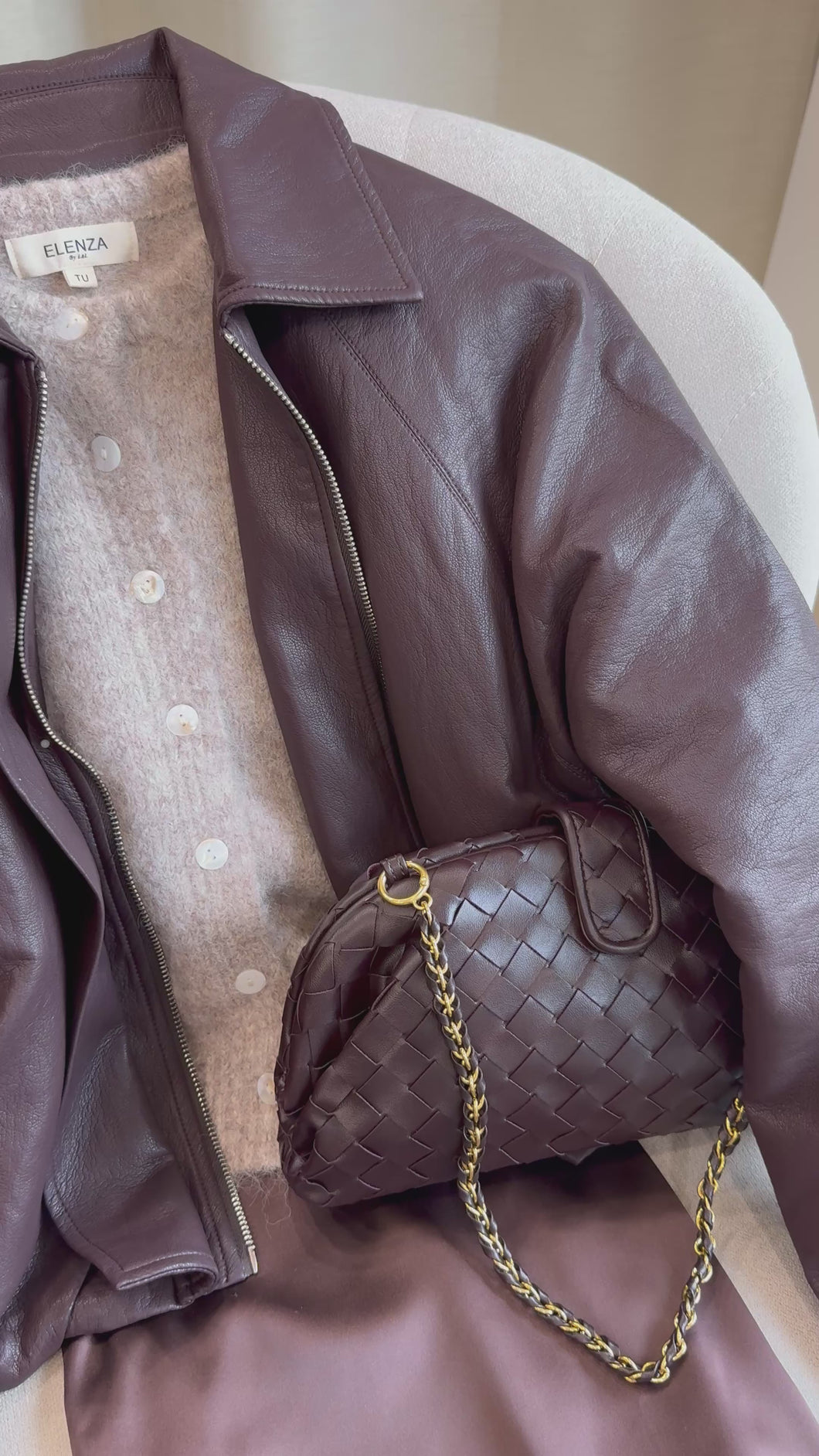 Bomber burgundy